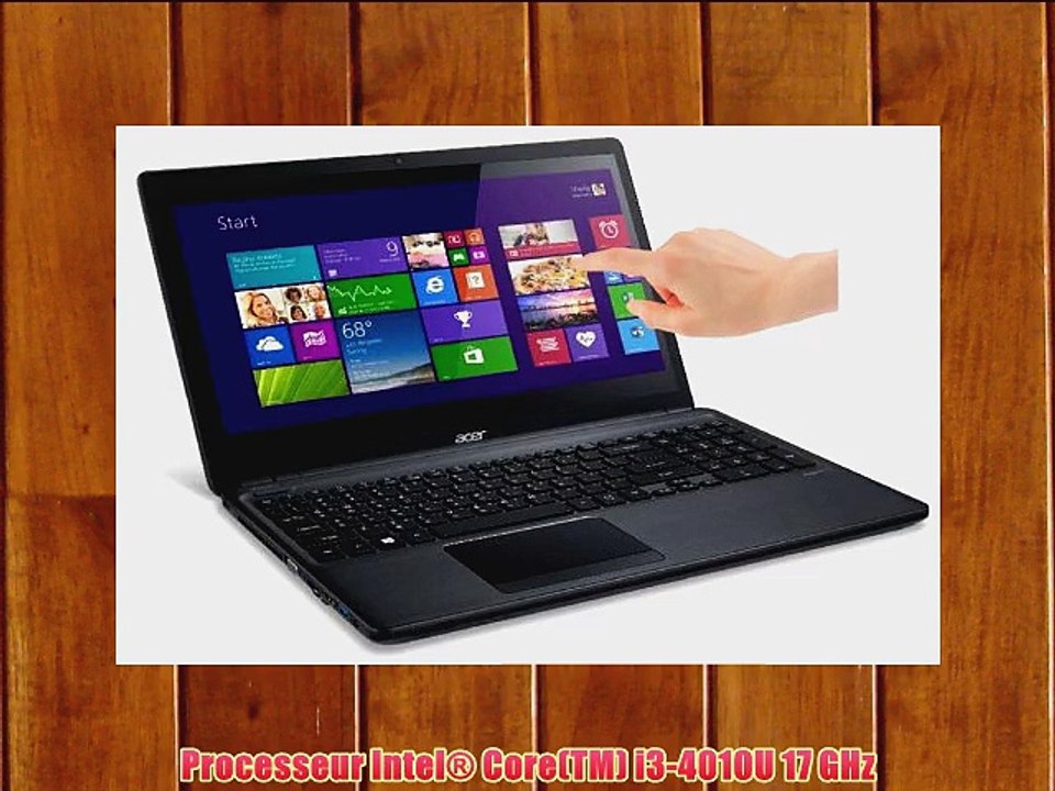 Acer Aspire V5-561PG-34014G1TMaik PC portable tactile 15 Gris (Intel Core i3 4 Go de RAM Disque