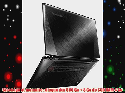Lenovo Ideapad Y50-70 Ordinateur portable Gamer 15 Noir M?tal (Intel Core i5 Disque dur 500