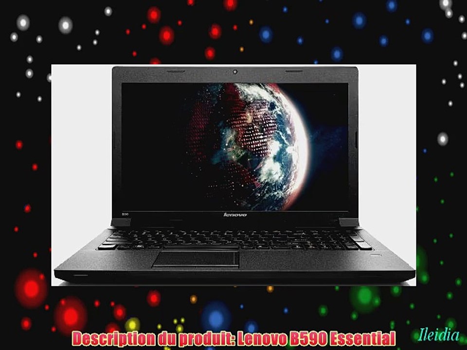 Lenovo B590 MBT3JFR Ordinateur portable 156 Noir (Intel Celeron Disque dur 320 Go 4 Go de RAM