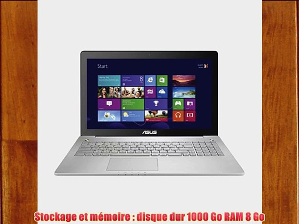 Asus N550JK-CN313H Ordinateur portable 15 (3810 cm) Intel Core i7 4710HQ 25 GHz 1000 Go 8 Go
