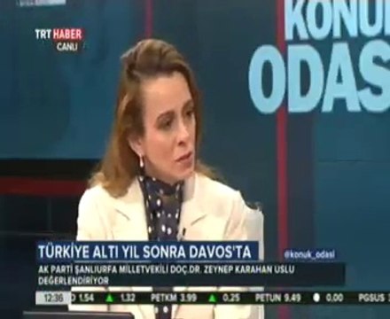 AkParti Ş.Urfa Mv Doç.Dr. Zeynep Karahan Uslu, Başbakan Davutoğlu'nun Davos Zirvesi, Cumhurbaşkanı Erdoğan İslam İşbirliği Teşkilatında, Avrupa'da İslamofobi, Yasadışı Dinlemeler
