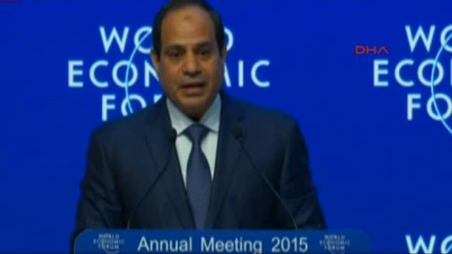Mısır Cumhurbaşkanı Abdulfettah Es-Sisi Davos'ta Konuştu