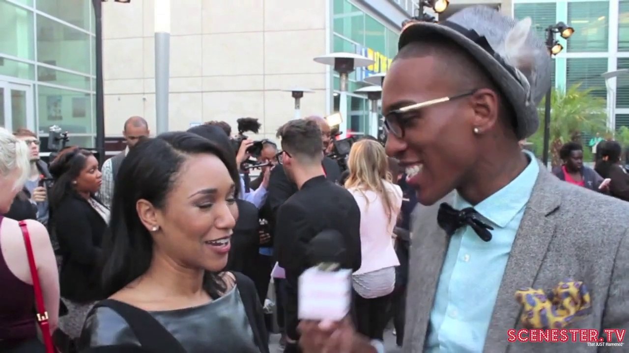 Actress Candice Patton from CW The Flash at From The Rough Movie Premiere