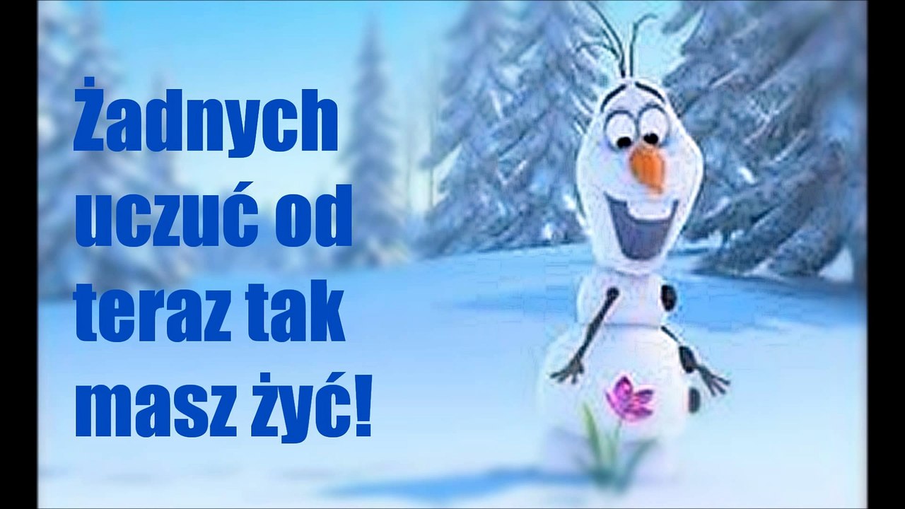 Kraina Lodu - Ulepimy dziś bałwana (tekst)