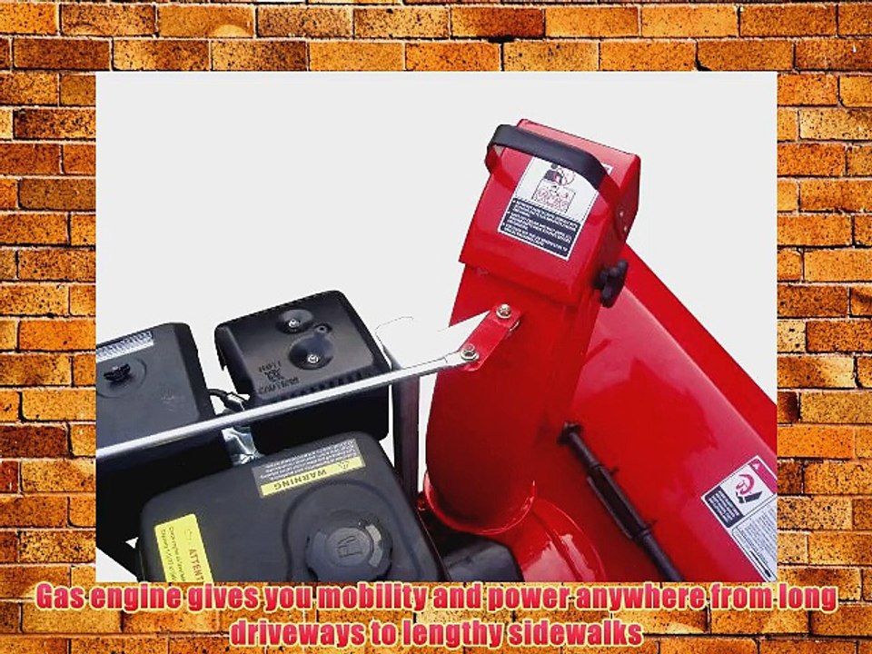 Powerland PDST32 32-Inch 389cc 13 HP OHV Gas Powered Two Stage Self Propelled Snow Thrower