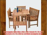 Amazonia Milano 5-Piece Bench Set