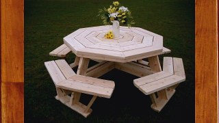 White Cedar Octagon/ Walk- In Picnic Table