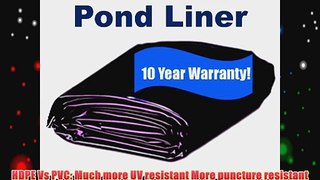 28 x 40 20mil HDPE Liner for Koi Ponds Industrial Containment Commercial Lakes