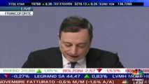 Bce, Draghi: sì ad acquisto di titoli per 60 mld al mese