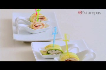 CÓMO HACER ENROLLADITOS DE CALABACÍN CON JAMÓN