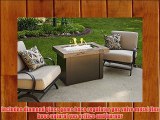 Outdoor Greatroom Providence Gas Fire Pit Table with Noche Top