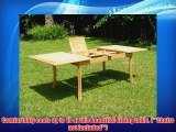 Grade-A Teak Wood Large double extension 94 Rectangle Dining Table
