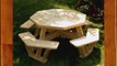 62 Treated Pine Octagon Walk-In Picnic Table