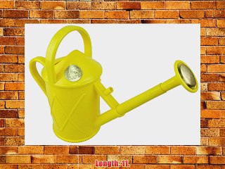 Haws Haws 1 Liter Plastic Heritage Indoor Watering Can Yellow Plastic