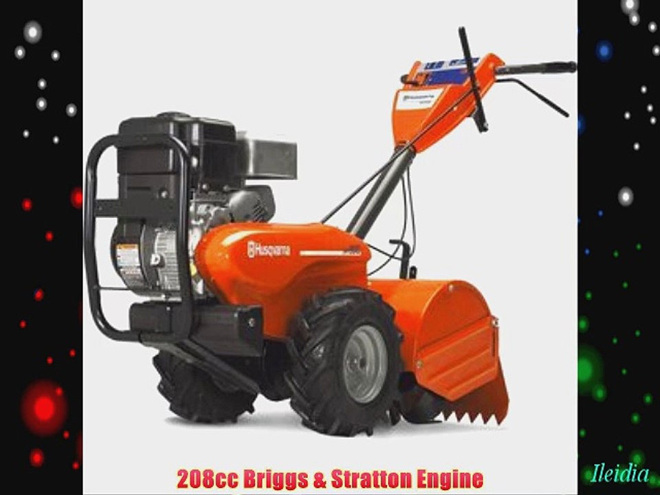 Husqvarna DRT900CA Dual Rotating Rear Tine Tiller 17Inch video