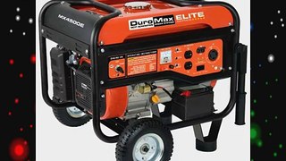 DuroMax Elite MX4500E 4500 Watt 7 HP OHV 4-Cycle Gas Powered Portable Generator With Wheel