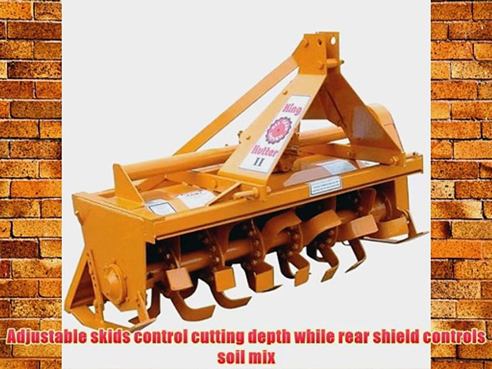 King Kutter Gear-Driven Rotary Tiller - 6ft. Tiller Width Model# TG-72-Y