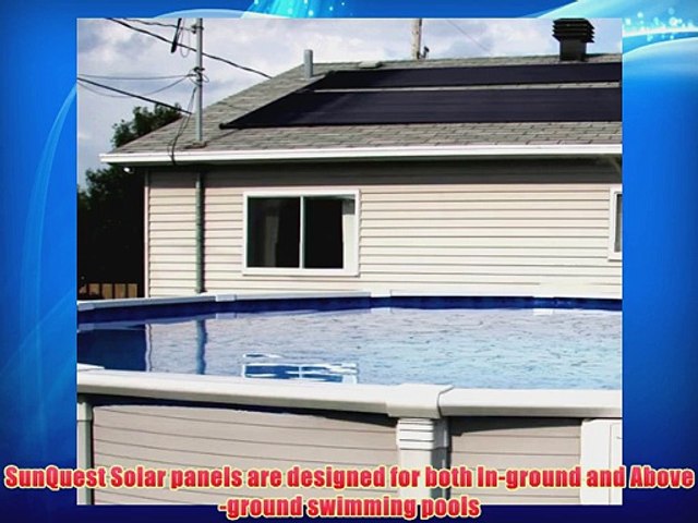 4 2x20 Sunquest Solar Swimming Pool Heater Complete System With Roof Kits Video Dailymotion