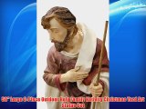 50 Large 3-Piece Outdoor Holy Family Nativity Christmas Yard Art Statue Set