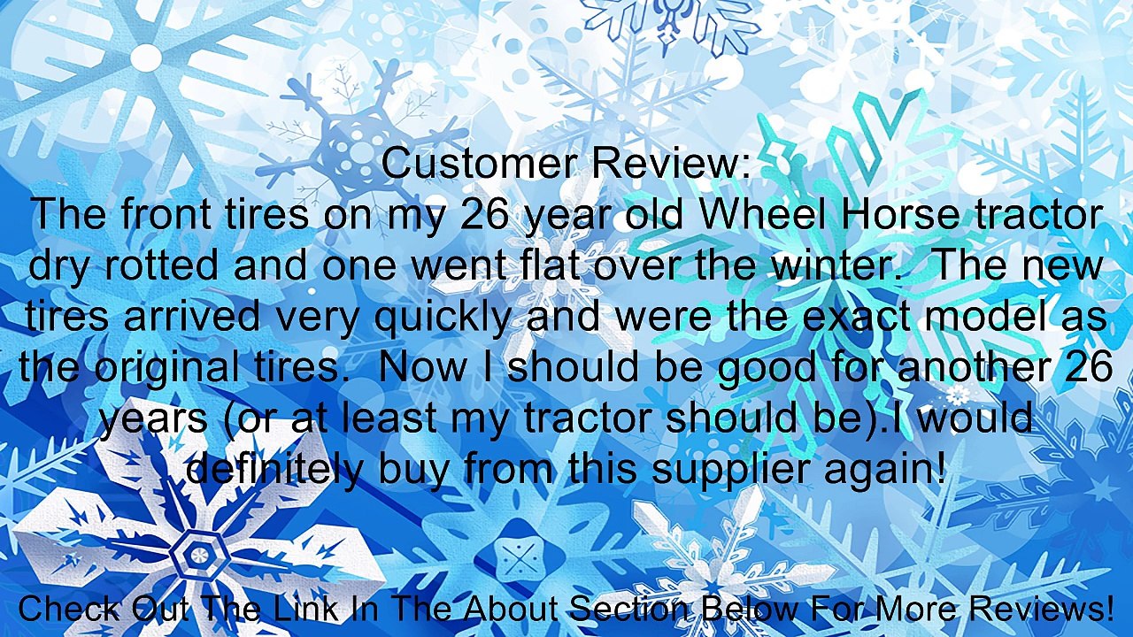 Oregon 70-326 16X650-8 Carlisle Turf Saver Tubeless Tire 2-Ply Review