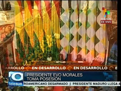 Evo Morales asume de nuevo como presidente de Bolivia