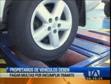 Estas son las multas que deben pagar quienes no realizaron la matriculación vehicular