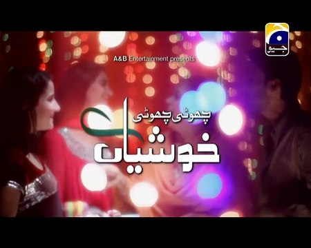 Choti Choti Khushiyan Episode 186 Full on Geo tv 22nd Jan 2015