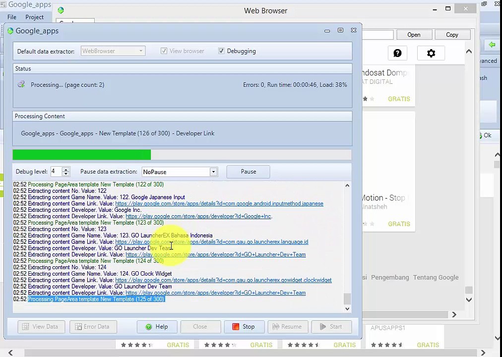 Google Play | How to Extracting Data | Web Scraping | Web Harvesting