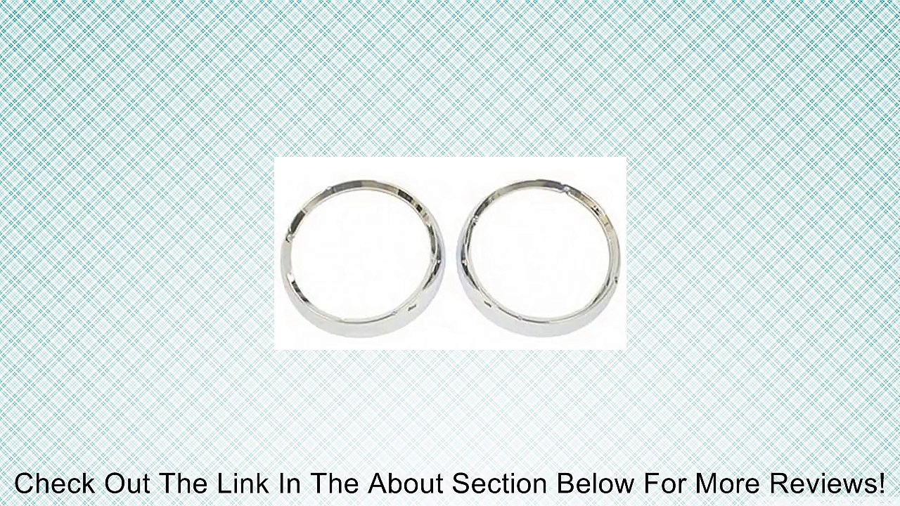 Pair of Chrome Headlight Bezel for the 1972-1986 Jeep CJ Review