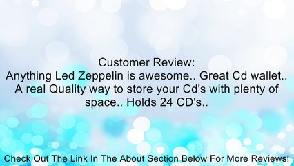 Led Zeppelin - Logo Cd Wallet Case Review