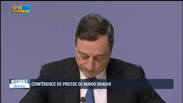 BCE : Mario Draghi annonce le lancement d'un quantitative easing