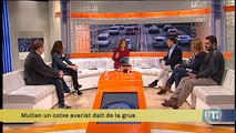 TV3 - Els Matins - Multen un cotxe avariat dalt de la grua