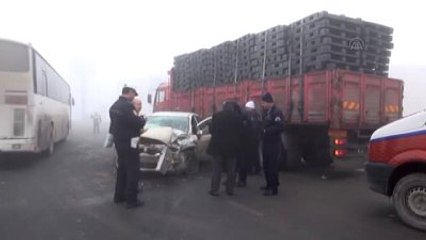 Kütahya'da Trafik Kazası: 1 Yaralı