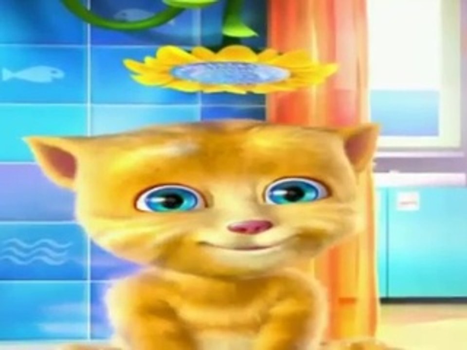 Funny cat ginger ! Cartoon for children cats are so cute playing