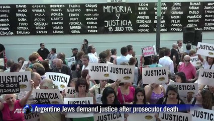 Argentina's Jewish community called for "truth and justice"