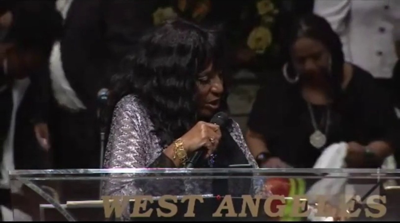 Sandra Crouch Speaks - Andrae Crouch Celebration of Life Concert Funeral - 01-21-2015