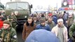 Сепаратисти привели українських полонених на розбомблену зупинку у Донецьку