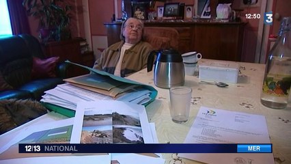 Bernadette, 85 ans, ne veut pas quitter sa maison menacée par le littoral