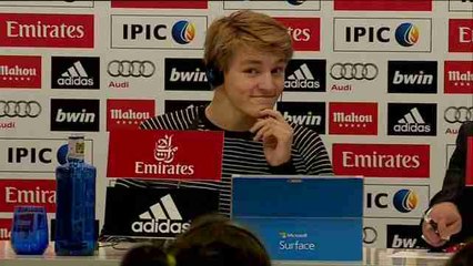 Odegaard feels no pressure at Real Madrid