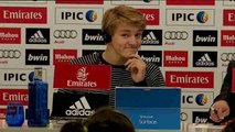Odegaard feels no pressure at Real Madrid