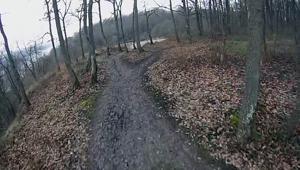 VTT en Janvier...boue, froid...