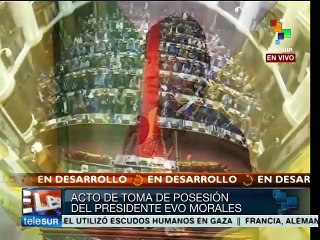 Agradece Evo a quienes le confiaron 5 años más el gobierno de Bolivia