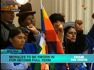 Evo Morales commits to five more years as Bolivia' President and Chief