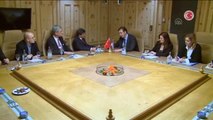 Davutoğlu, Mevkidaşları Vuçiç ve Razak ile Görüştü