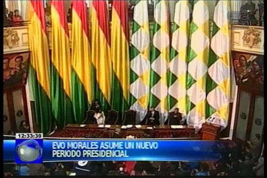Inicio de nuevo periodo presidencial de Evo Morales en Bolivia
