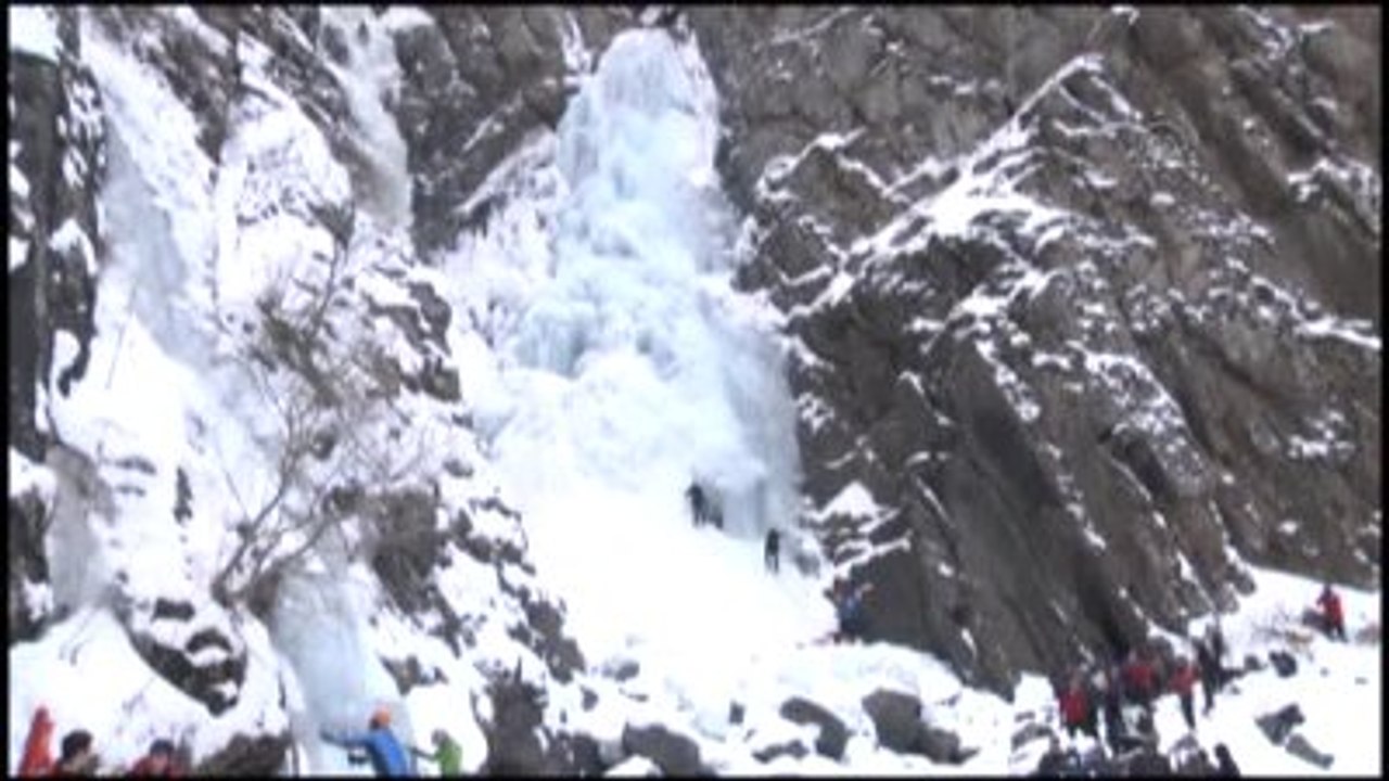 Uluslararası Buz Tırmanış Festivali" İlk Gün Tırmanışları Sona Erdi
