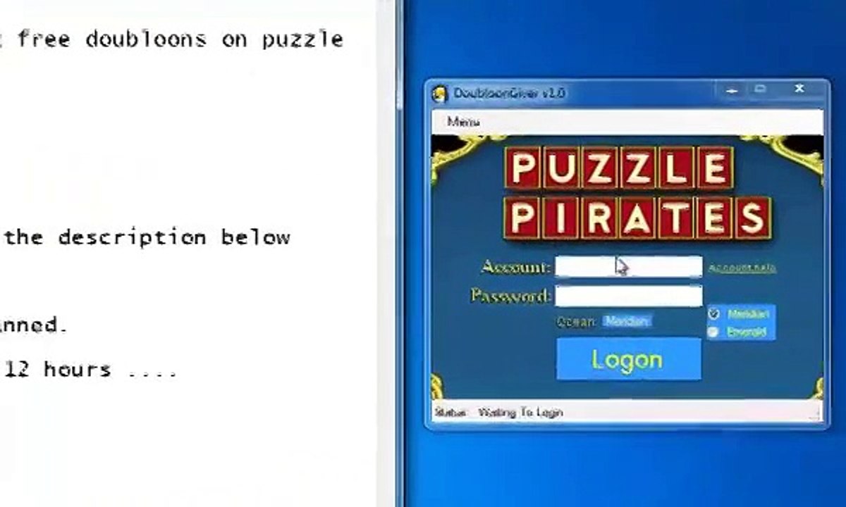 New  [Undetectable] Puzzle Pirates Doubloon Hack