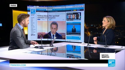 Sarkozy criticises Valls for use of term 'social apartheid'