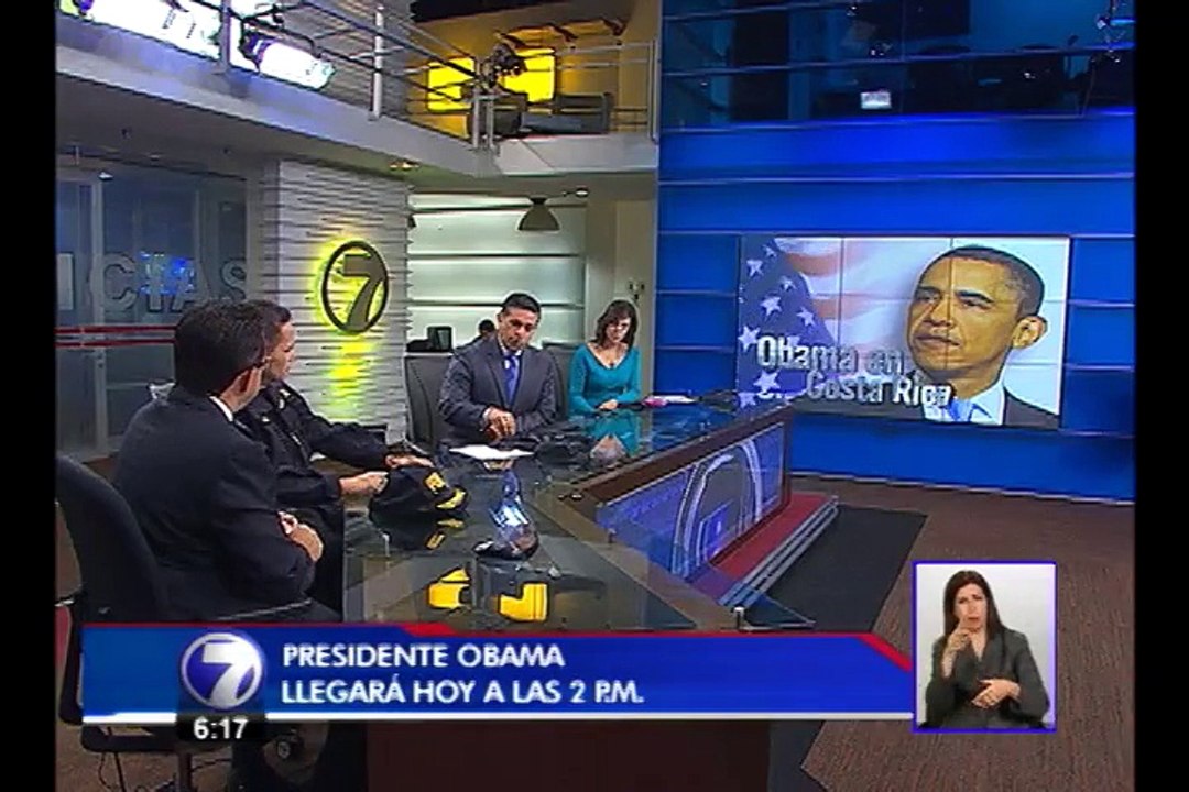 Costa Rica amanece bajo estrictas medidas de seguridad por visita de Obama