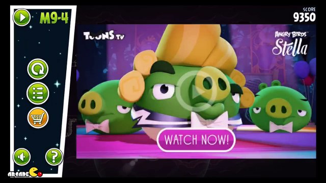 Angry Birds Space Brass Hogs Level M9-4 Mirror World Walkthrough 3 Star